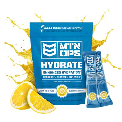 MTN OPS Hydrate Lemonade - Trail Pack (20 count)