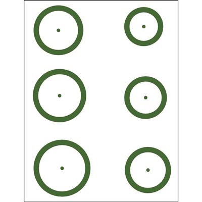 Gunstar Magnum Target Reticle Set Green