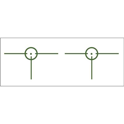 Gunstar Tactical 3D 1 Reticle Green