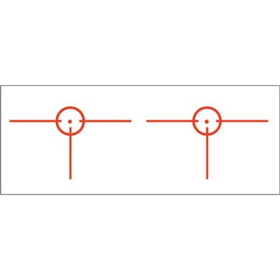 Gunstar Tactical 3D 1 Reticle Orange