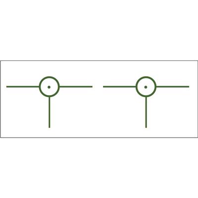 Gunstar Tactical 3D 2 Reticle Green