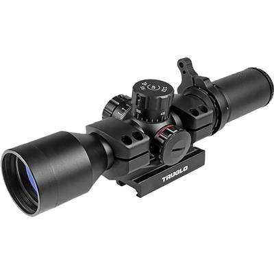 TruGlo Tactical Rifle Scope 30mm 3-9x42 IR MIL