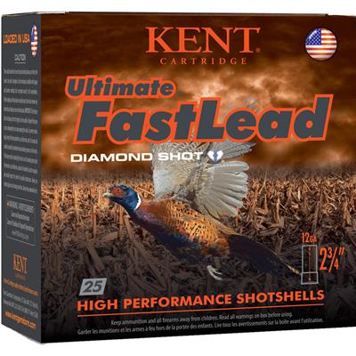 Kent Ultimate Fast Lead Upland Load 12 ga. 2.75 in. 1 1/4 oz. 5 Shot 25 rd.