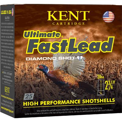 Kent Ultimate Fast Lead Upland Load 20 ga. 3 in. 1 1/4 oz. 5 Shot 25 rd.