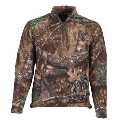 Gamehide Trekker 1/4 Zip Jacket Realtree Edge 3X-Large