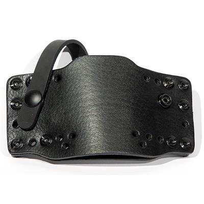 Limbsaver Cross-Tech Holster Black Leather Clip-On w/ Strap