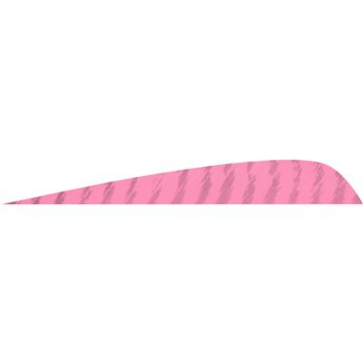 Gateway Parabolic Feathers Barred Flo Pink 4 in. LW 50 pk.