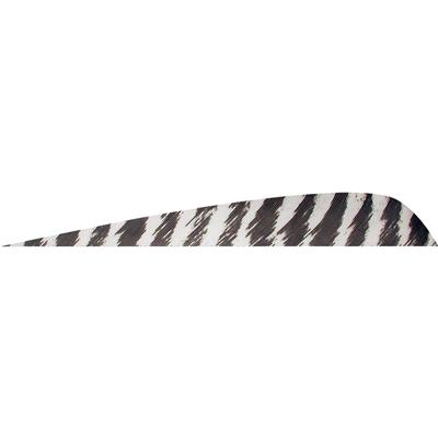 Gateway Parabolic Feathers Barred White 4 in. LW 50 pk.