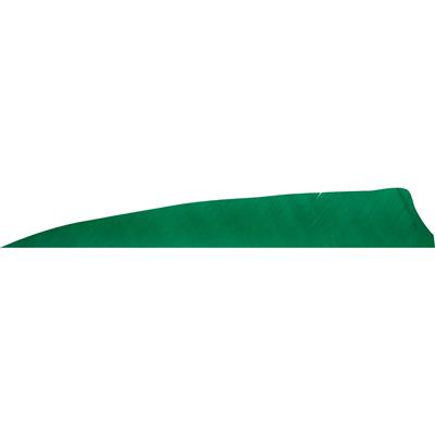 Gateway Shield Cut Feathers Green 4 in. LW 50 pk.