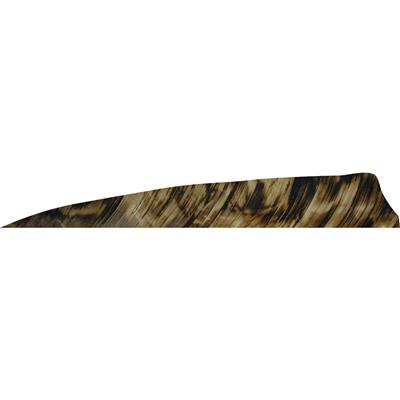 Gateway Shield Cut Feathers Tre Brown 4 in. LW 50 pk.