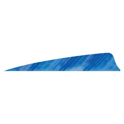 Gateway Shield Cut Feathers Tre White/Blue 4 in. LW 50 pk.