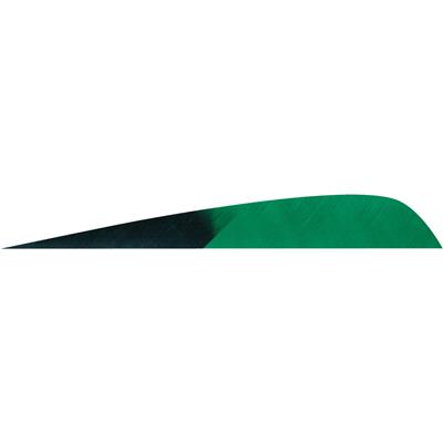 Gateway Parabolic Feathers Kuru Green 4 in. RW 50 pk.