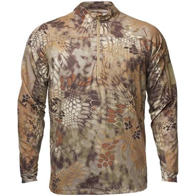 Kryptek Valhalla 2 Long Sleeve Zip Shirt Highlander Medium