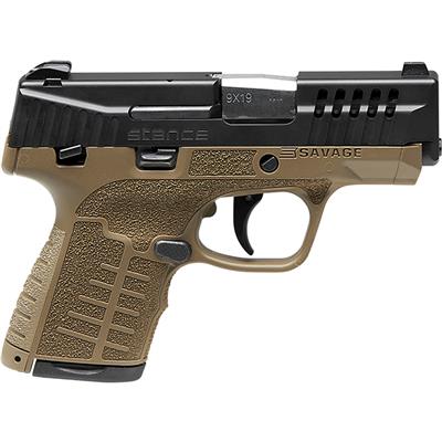 Savage Stance MC9MS Pistol 9mm 3.2 in. FDE 7+1/10+1 rd.