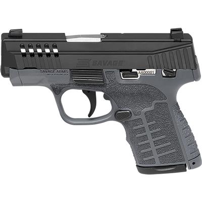 Savage Stance MC9MS Pistol 9mm 3.2 in. Grey NS 7+1/10+1 rd.