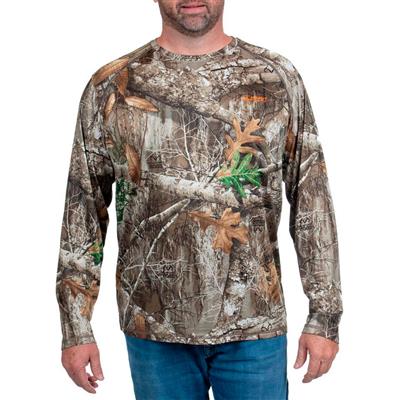 Habit Men's Siesta Cape Long Sleeve Perf Tee L-Realtree Edge