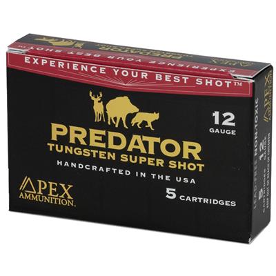 Apex Predator TSS Shotgun Ammo 12 ga. 3.5 in. 2-1/2oz #BB shot  5 rd