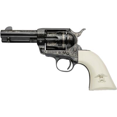 Pietta Liberty Revolver 9mm 3.5 in. Ivory White Polimer Grip 6 rd.