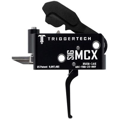 Trigger Tech Sig MCX Two Stage Triggers Black Flat