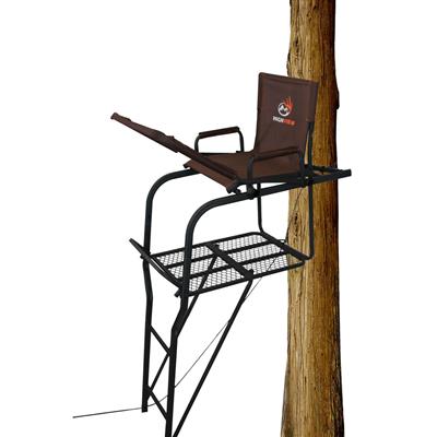 Trophy Treestands Maxgrip Elite Ladderstand Single Person 18.5 ft.