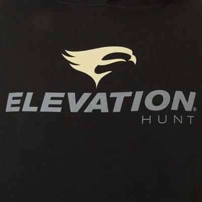 Elevation TOPO Hoody Black Large