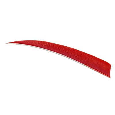 Trueflight Shield Cut Feathers Red 5 in. RW 100 pk.