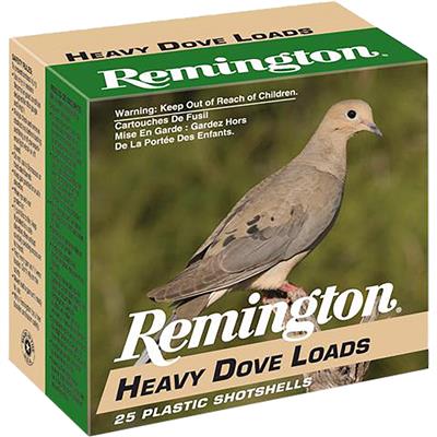 Remington Heavy Dove Loads 20 ga. 2.75 in. 7.5 Shot 25 rd.