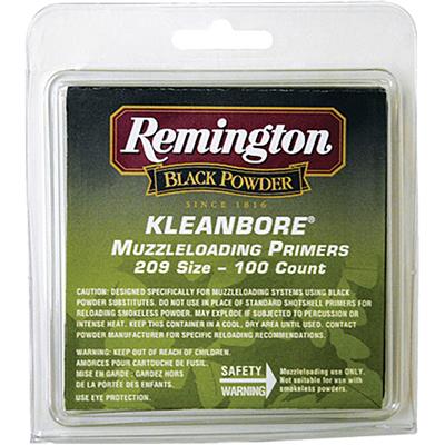 Remington Kleanbore Muzzleloading Primers 209 Primer 100 pk. HAZMAT