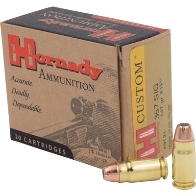 Hornady Custom Handgun Ammo 357 Sig 147 gr. XTP 20 rd.