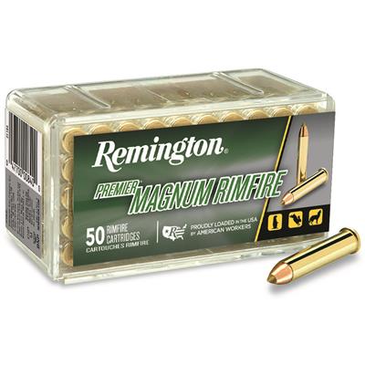 Remington Premier Magnum Rimfire Ammo 22 WMR 33 gr. Accutip 50 rd.