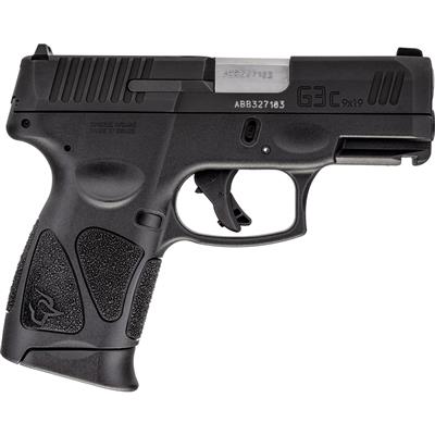 Taurus G3C Pistol 9mm 3.26 in. Black 12 rd.