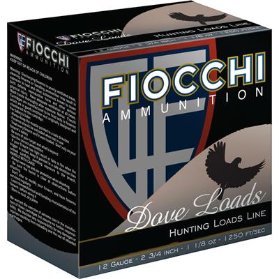 Fiocchi Dove & Target Loads 12 ga. 2.75 in. 1 1/8 oz. 7.5 Shot 25 rd.