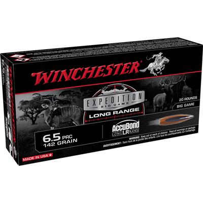 Winchester Expedition Big Game Long Range Ammo 6.5 PRC 142 gr. AccuBond LR 20 rd.