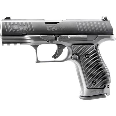 Walther Q4 Steel Frame Pistol 9mm 4 in. Black Optic Ready 10 rd.