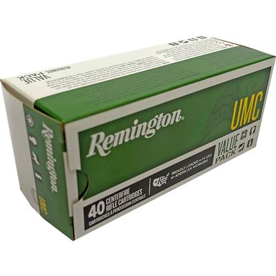 Remington UMC Centerfire Rifle Ammo 22-250 Rem. 45 gr. JHP 40 rd.