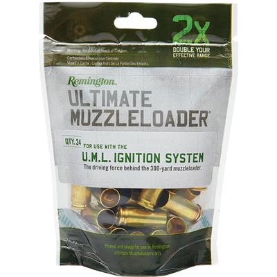 Remington Ulitmate Muzzleloader Primed Brass 24 pk. HAZMAT