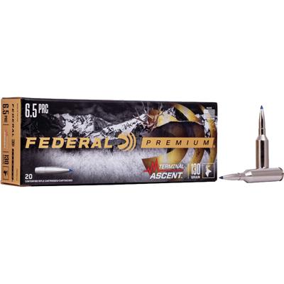 Federal Premium Rifle Ammo 6.5 PRC 130 gr. Terminal Ascent 20 rd.