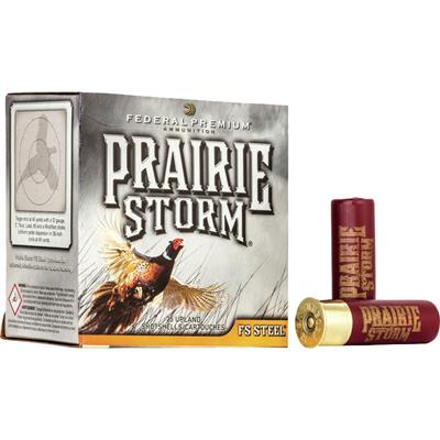 Federal Prairie Storm FS Steel Shotgun Ammo 12 ga. 3 in. 1 1/8 oz. 4 Shot 25 rd.