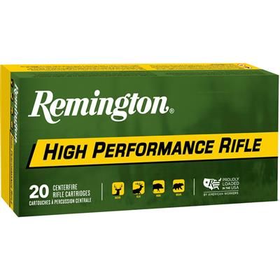 Remington High Performance Rifle Ammo 45-70 Govt. Full Pressure 300 gr. SJHP 20 rd.