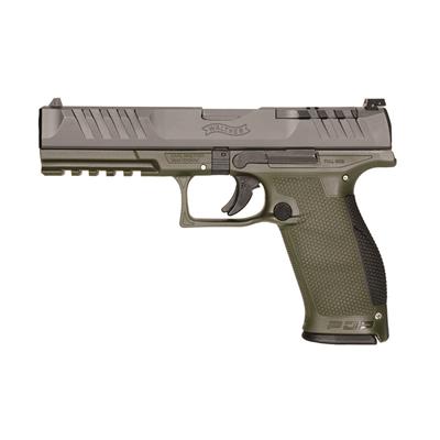 Walther PDP Full Size Optic Ready Pistol 9mm 5 in. Two-Tone Green 18 rd.