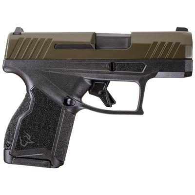 Taurus GX4 Pistol 9mm 3 in. Black/Green 11 rd.