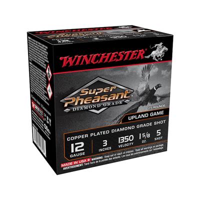 Winchester Super Pheasant Diamond Grade Load 12 ga. 3 in. 5 Shot 25 rd.