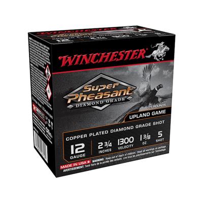 Winchester Super Pheasant Diamond Grade Load 12 ga. 2.75 in. 5 Shot 25 rd.