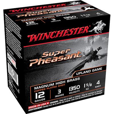 Winchester Super Pheasant Shotgun Load 12 ga. 3 in. 1 5/8 oz. Magnum HB 4 Shot 25 rd.