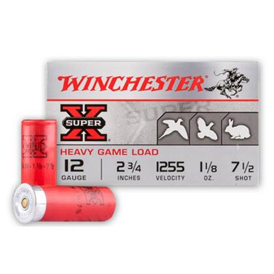 Winchester Super-X Heavy Game Load 12 ga. 1 1/8 Oz. 7.5 Shot 25 rd.