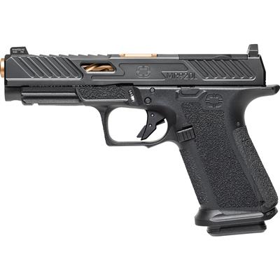 Shadow Systems MR920 Elite Slide Holosun Pistol 9mm 4 in. Black Frame Unthreaded Bronze 15 rd.