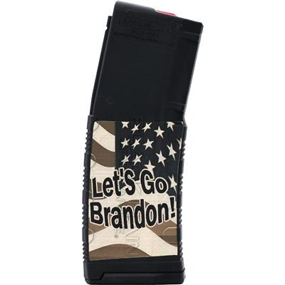 Black Rain Ordnance Lasered AR15 Magazine LGB Flag 30 rd.