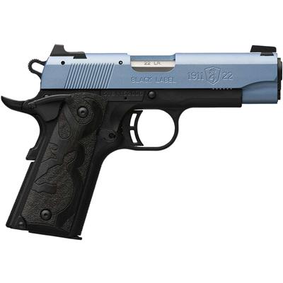 Browning 1911-380 Black Label Pistol 380 ACP 4.25 in. Polar Blue 8 rd.