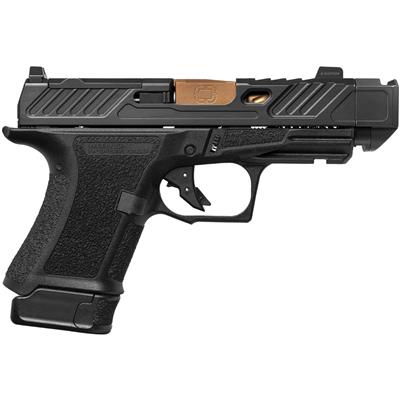 Shadow Systems CR920P Elite Slide Optic Pistol 9mm 3.41 in. Blk Frame Comped Bronze 10 rd & 13 rd