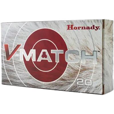 Hornady V-Match Rifle Ammo 6mm Creedmoor 80 gr. ELD-VT 20 rd.